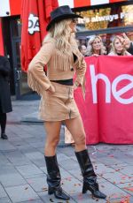 AMANDA HOLDEN Celebrates Completing Her Cycle Challenge in London 10/11/2024