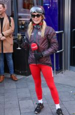 AMANDA HOLDEN Celebrates Completing Her Cycle Challenge in London 10/11/2024