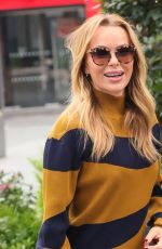 AMANDA HOLDEN Leaves Heart Radio in London 10/02/2024