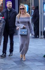 AMANDA HOLDEN Leaves Heart Radio in London 10/24/2024