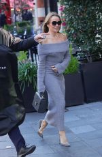 AMANDA HOLDEN Leaves Heart Radio in London 10/24/2024
