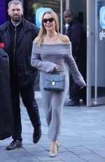 AMANDA HOLDEN Leaves Heart Radio in London 10/24/2024