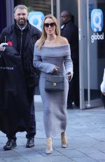 AMANDA HOLDEN Leaves Heart Radio in London 10/24/2024