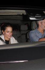 AMANDA PEET and David Benioff Leaves Chateau Marmont Hotel in Los Angeles 10/04/2024