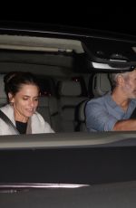 AMANDA PEET and David Benioff Leaves Chateau Marmont Hotel in Los Angeles 10/04/2024