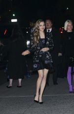 AMANDA SEYFRIED Arrives at Giorgio Armani Women