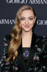 AMANDA SEYFRIED at Giorgio Armani RTW Spring 2025 Fashion Show in New York 10/17/2024