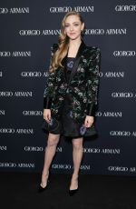 AMANDA SEYFRIED at Giorgio Armani RTW Spring 2025 Fashion Show in New York 10/17/2024