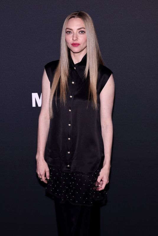 AMANDA SEYFRIED at Museum of Modern Art’s 16th Annual Film Benefit in New York 10/23/2024