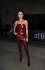 AMBER DAVIES Arrives at Virgin Atlantic Attitude Awards Powered by Jaguar in London 10/09/2024
