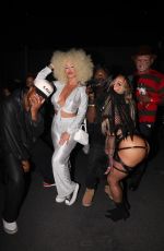 AMBER ROSE and Ray J witn HAZEL E and Friends Arrives at Unruly Agency Party in Los Angeles 10/26/2024
