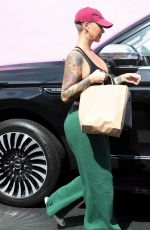 AMBER ROSE Leaves Trashy Lingerie in Los Angeles 10/11/2024