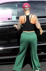 AMBER ROSE Leaves Trashy Lingerie in Los Angeles 10/11/2024