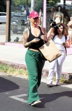AMBER ROSE Leaves Trashy Lingerie in Los Angeles 10/11/2024