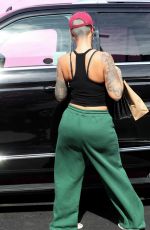 AMBER ROSE Leaves Trashy Lingerie in Los Angeles 10/11/2024