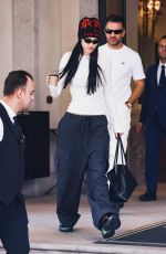 AMELIA HAMLIN Leaves Hotel Palazzo Parigi in Milan 09/21/2024