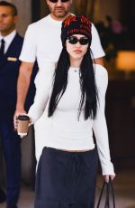 AMELIA HAMLIN Leaves Hotel Palazzo Parigi in Milan 09/21/2024