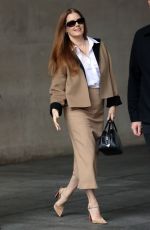 AMY ADAMS Arrives at BBC Radio Studios in London 10/16/2024