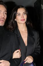 AMY JACKSON and Ed Westwick Night Out in Paris 10/22/2024