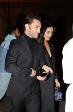 AMY JACKSON and Ed Westwick Night Out in Paris 10/22/2024