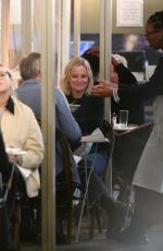 AMY POEHLER at a Dinner Date with Joel Lovell at Cafe Cluny in New York 10/29/20244