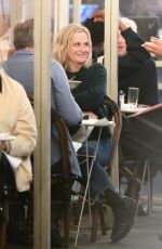 AMY POEHLER at a Dinner Date with Joel Lovell at Cafe Cluny in New York 10/29/20244