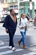 AMY ROBACH Out with a Friend in New York 10/15/2024