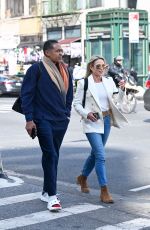 AMY ROBACH Out with a Friend in New York 10/15/2024