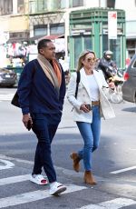 AMY ROBACH Out with a Friend in New York 10/15/2024