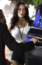 ANASTASIA KARANIKOLAOU Leaves Charli XCX Concert and Afterparty at Kia Forum in Inglewood 10/15/2024