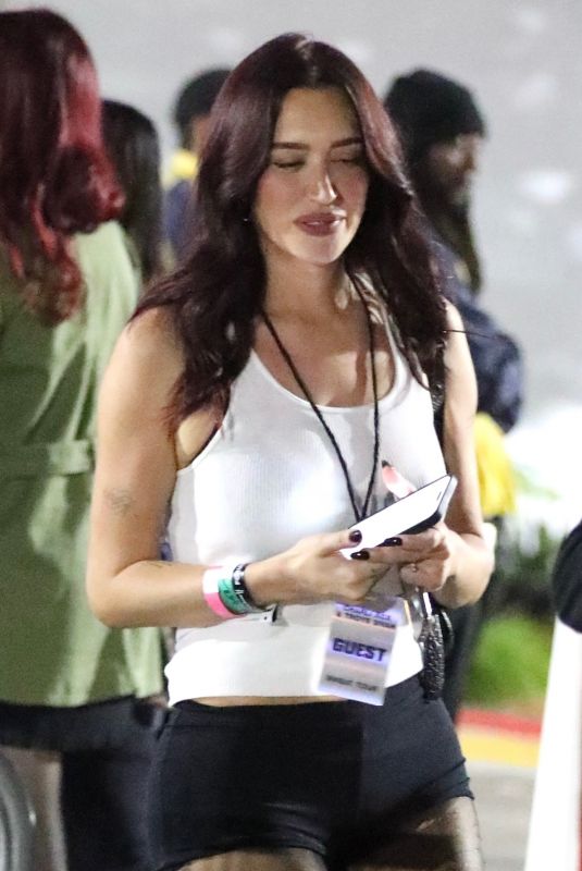 ANASTASIA KARANIKOLAOU Leaves Charli XCX Concert and Afterparty at Kia Forum in Inglewood 10/15/2024