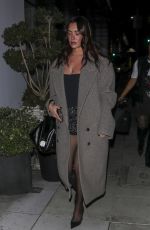 ANASTASIA KARANIKOLAOU Leaves Rhode Skin Launch Party at Funke in Beverly Hills 10/23/2024