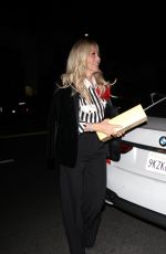 ANASTASIA SOARE Leaves Chez Mia After Dinner in West Hollywood 10/05/2024