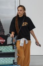 ANDRA DAY Arrives at LAX Airport in Los Angeles 10/18/2024