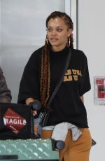 ANDRA DAY Arrives at LAX Airport in Los Angeles 10/18/2024