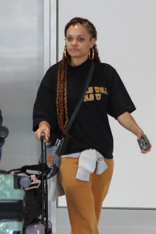 ANDRA DAY Arrives at LAX Airport in Los Angeles 10/18/2024