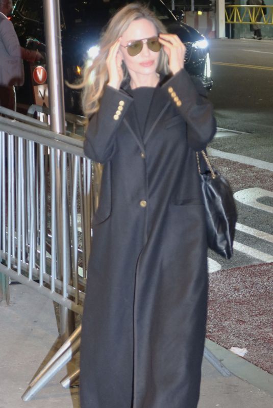 ANGELINA JOLIE Arrives at Directors Guild of America in New York 10/01/2024