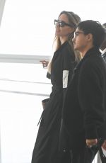 ANGELINA JOLIE Arrives at JFK Airport in New York 10/03/2024