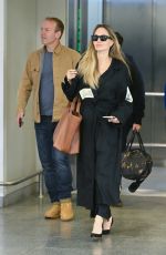 ANGELINA JOLIE Arrives at JFK Airport in New York 10/03/2024
