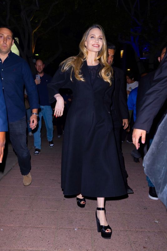 ANGELINA JOLIE Arrives to Westwood Screening of Her Film Maria 10/29/2024