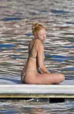 ANNA ERMAKOVA in Bikini at a Beach in Monaco 09/29/2024