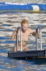 ANNA ERMAKOVA in Bikini at a Beach in Monaco 09/29/2024