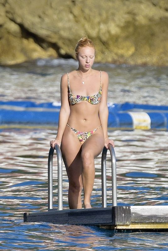 ANNA ERMAKOVA in Bikini at a Beach in Monaco 09/29/2024