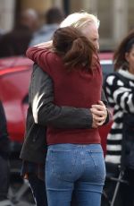 ANNA FRIEL and David Threlfall on the Set of Jimmy McGovern