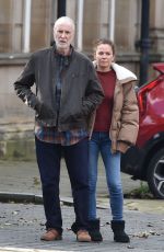 ANNA FRIEL and David Threlfall on the Set of Jimmy McGovern