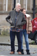 ANNA FRIEL and David Threlfall on the Set of Jimmy McGovern