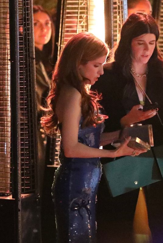 ANNA KENDRICK Leaves Annual Academy Museum Gala in Los Angeles 10/19/2024