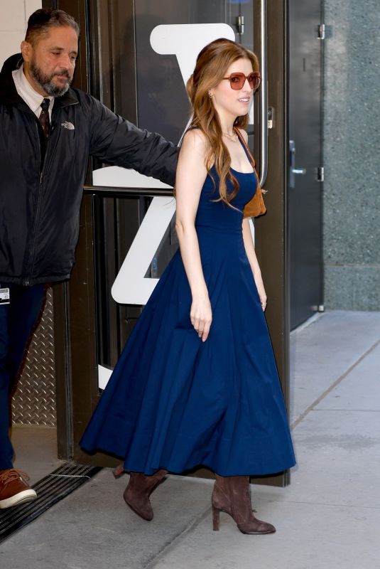 ANNA KENDRICK Out After a Wardrobe Change in New York 10/22/2024