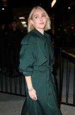 ANNASOPHIA ROBB Arrives at Burberry Flagship Store Opening in New York 10/16/2024