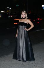 ANNASOPHIA ROBB Arrives at Giorgio Armani Women
